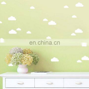 Ins Style Cloud Shape Vinyl Wall Sticker Children Room Home Decoration Mural Roon Decal photo-2