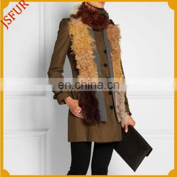 Winter Customized Hot Sale Mongolia Sheep Wrap Scarf Women