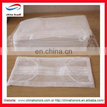 White Surgeon Face Mask/1-Ply Face Mask/Nonwoven Surgical Mask With CE