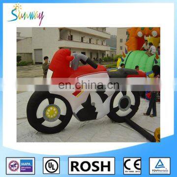 Sunway Attractive Advertising Giant Inflatable Pvc Motorcycle for Sale