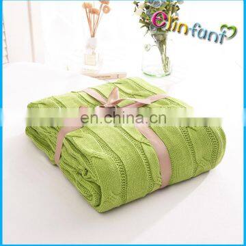 Elinfant kids carpet plain cotton soft baby blanket muslin blanket