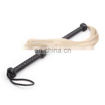 Riding crop sex leather whip flogger manufacturer