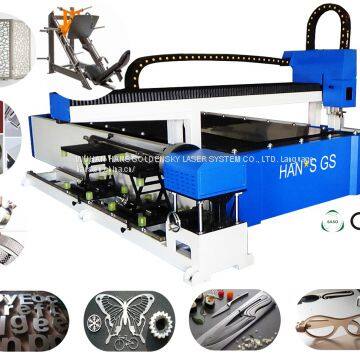 1500W Steel Pipe Laser Cutting Machine For Mechanism Parts , Kitchenware
