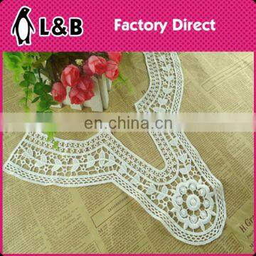 New Design Embroidery Neckline Milk Silk Applique Collar photo-5