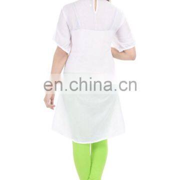 Indian Handmade Beaded Cotton White Tunic Hippe Women Dress Sexy Formal Tunic Manufacturer photo-2