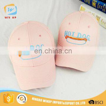 WINUP Wholesale Hot Dog Embroidered Logo Snapback Hats Baseball Cap photo-2