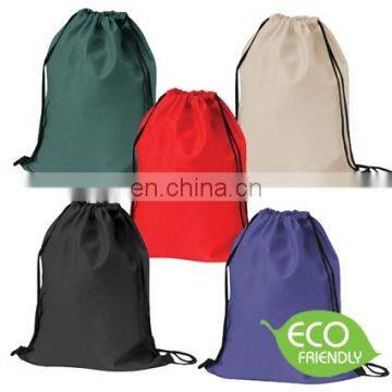 cheap colorful canvas drawstring bag