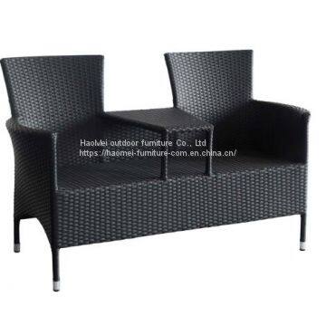 2 seater poly rattan outside leisure fancy sofa furniture set drink table design outdoor antique loveseats