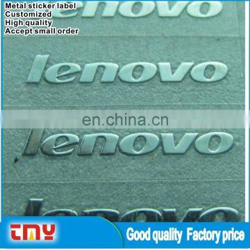 Adhesive Gold Metal Label Sticker Custom Metal Brand Logo Sticker Label photo-5