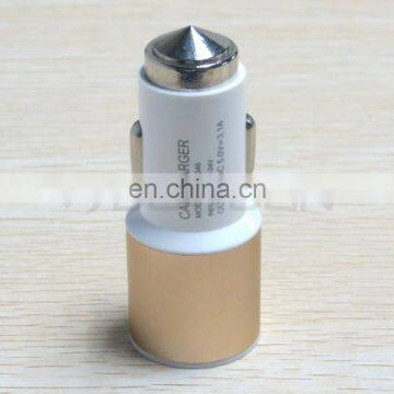 Universal Dual USB 2 Port Car Charger and Safety Hammer Charger 5V 2A photo-5