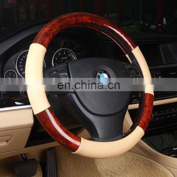 Imitation peach wood surface pattern steering wheel cover