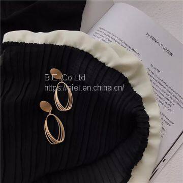 Costume Brass Earring Jewelry With CZ, Gold Earring With Gold Plated, Imitation Jewelry (KE3182) photo-2