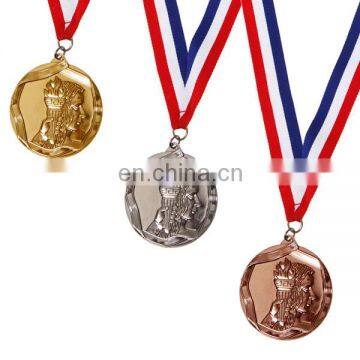 Die cast gold medal