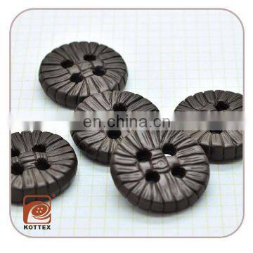 Fashion imitation leather button,4 holes abs&plastic buttons