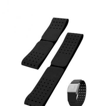 Bluetooth intelligent electronic heart rate watch hook and loop fastener wrist arm elastic binding strap