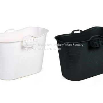 Bath Tube In Plastic PP5 REACH Test Passed Portable Freestanding Bathtub for Adults Indoor Spa Buthtub photo-2