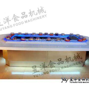 Sushi conveyor belt sushi train conveyor belt food delivery system: michaeldeng@gdyuyang.com