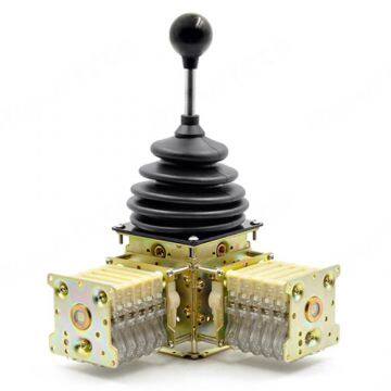 RunnTech 2 Axis Industrial Joystick Spring Return for Bridge, Trolley and lift Crane Control