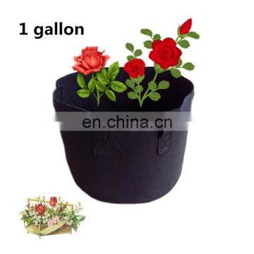 100% polyester 1 gallon plant pots with handle