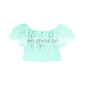 One Shoulder Ruffle Top Girls Shirt Ruffle Summer Ruffle Blouse Tee Shirts