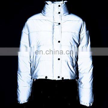 Women's Winter New Street Tide Brand New Reflective Thickened Cotton Clothing Women's Jacket