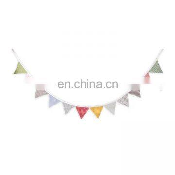 Home Decor Outdoor Accessories Wedding Camping Decorative Triangle Flags and Pennants for Kids Room photo-6