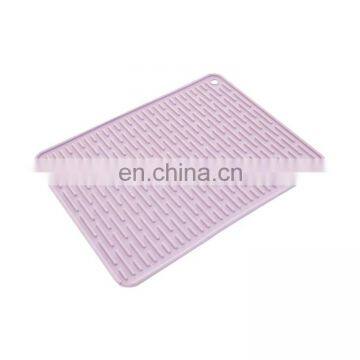 China Factory Wholesale Kitchen Placemat Insulation Table Dinner Mat Dish Drying Pvc Table Mat photo-2
