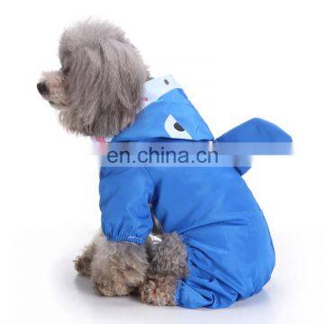 Animal Design Cute Duck Frog Rabbit Shark Cosplay Waterproof Raincoat for Dog photo-2