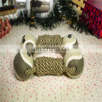 Durable Handmade Knitted Dumbbell Large Pet Toys Dog photo-6