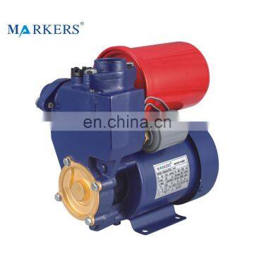 Small 0.25 kw automatic self priming vortex water pump with tank