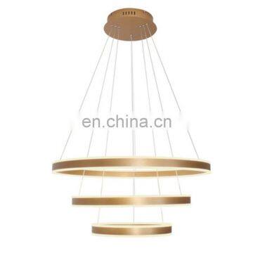 Living room chandelier simple modern atmosphere restaurant light gold round bedroom hall light creative fashion Nordic lamps