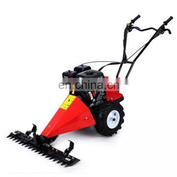 garden grass mowing walk behind sickle bar mower / diesel power scythe mower