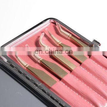 Storage Eyelash Extension Tools Portable Makeup Tweezers box