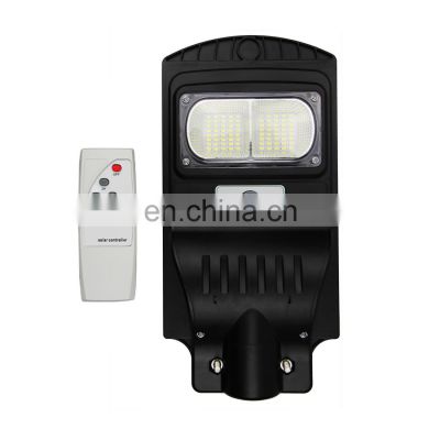 30W solar street light with light sensor, radar, remote control