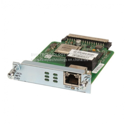 VWIC2-1MFT-T1/E1 Router Multiflex Voice/WAN interface Card 1-Port 2nd Gen Multiflex Trunk Voice/WAN Int. Card - T1/E1