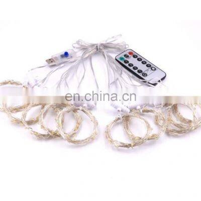 Amazon USB Supply Remote Control Led Light Curtain for Home Holiday Decoration photo-2