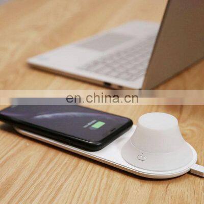 Lamp With Wireless Charging New Product 2020 Qi Wireless Charger Charging Android Wireless Phone Charger Universal