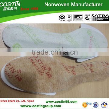 High quality nonwoven shoe insole