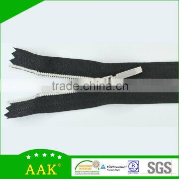 On Different Types of Girls Frocks Dresses 3# Nylon Silver Teeth Zippers Quality Choice photo-2