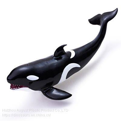 Wholesale Kids Gift Toys Simulation Animal PVC Toy Vivid Orcinus Orca With EN71 ASTM CPSIA photo-3