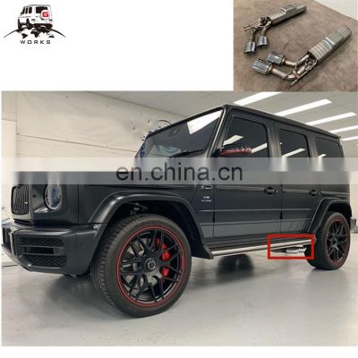 W464 exhaust system for G-class 2018-2020year W463A G63 muffler stainless steel