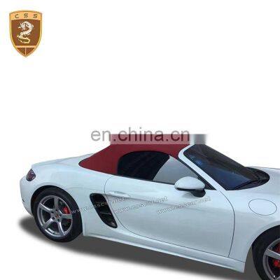 Car Tuning Carbon Fiber Side Skirts Air Vents Car Parts For Porsche Boxster 718 Autos Side Vent Air Duct Intake Covers