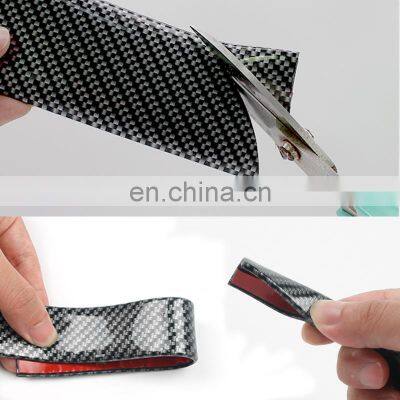 Women Car Accessories Stickers 5D Carbon Fiber Rubber Styling Door Sill Protector Goods Car Accessories Led photo-2