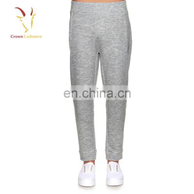 Mens Casual Winter Wool Cashmere Jogger Pants