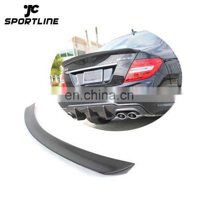 Carbon W204 Spoiler Wing for Mercedes-Benz C-Class W204 C180 C200 C250 C300 C63 AMG Sedan 4-Door 2008-2014