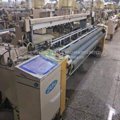 second hand weaving machine Tsudakoma ZAX-E 230cm used air jet looms Year 2002 Staubli 2861 dobby