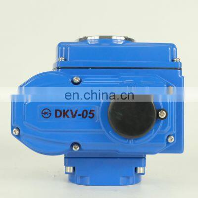 DKV-05 Series 12v 24v 110v 220v AC DC On&Off Type Control 90 Degree Electric Rotary Actuator