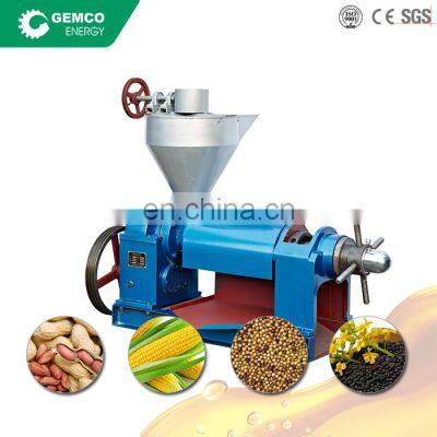 Vegetable plant seed nut kernel cooking oil pressing uses commercial automatic small screw oil press machine