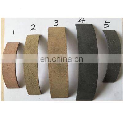 All kinds high quality car auto parts OEM original standard semi-metallic drum rear brake shoe lining