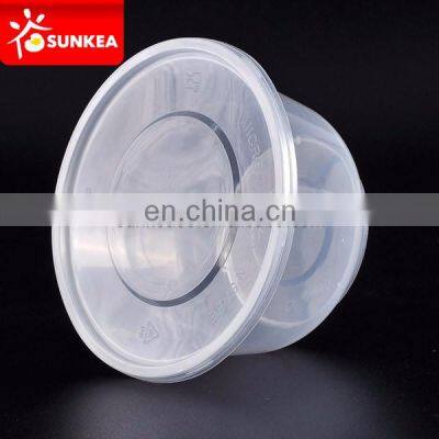 Cheap microwave safe disposable plastic bowl with lid